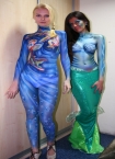 Mermaid and fish