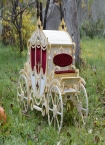 Carriage for wedding gifts.